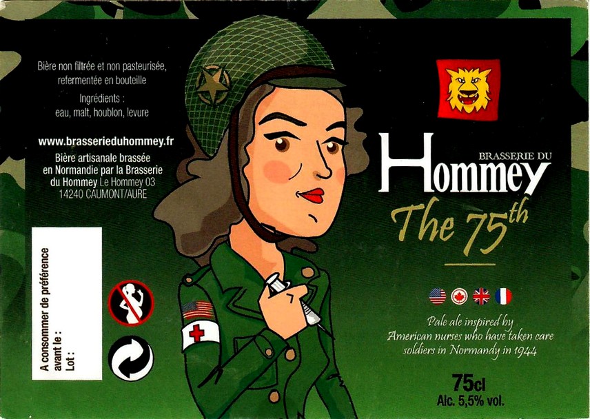 etiquette BRASSERIE DU HOMMEY 16