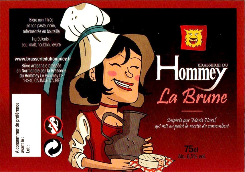 Etiquette BRASSERIE DU HOMMEY 19