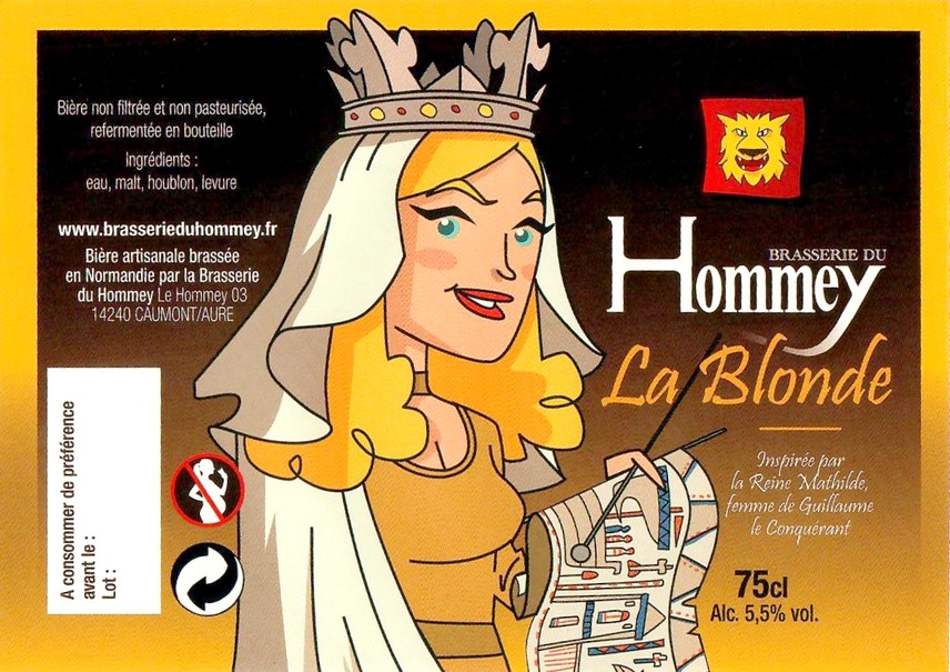 Etiquette BRASSERIE DU HOMMEY 22