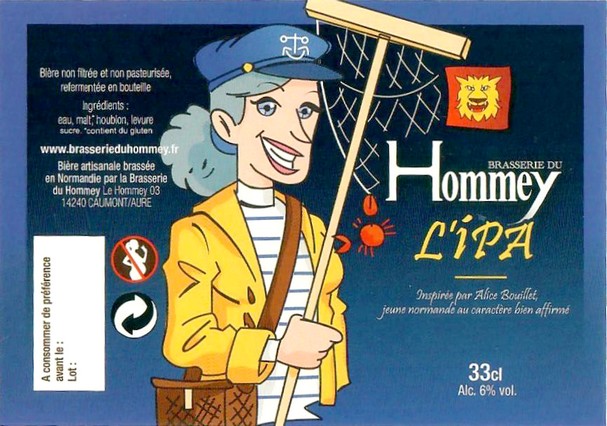 Etiquette BRASSERIE DU HOMMEY 24