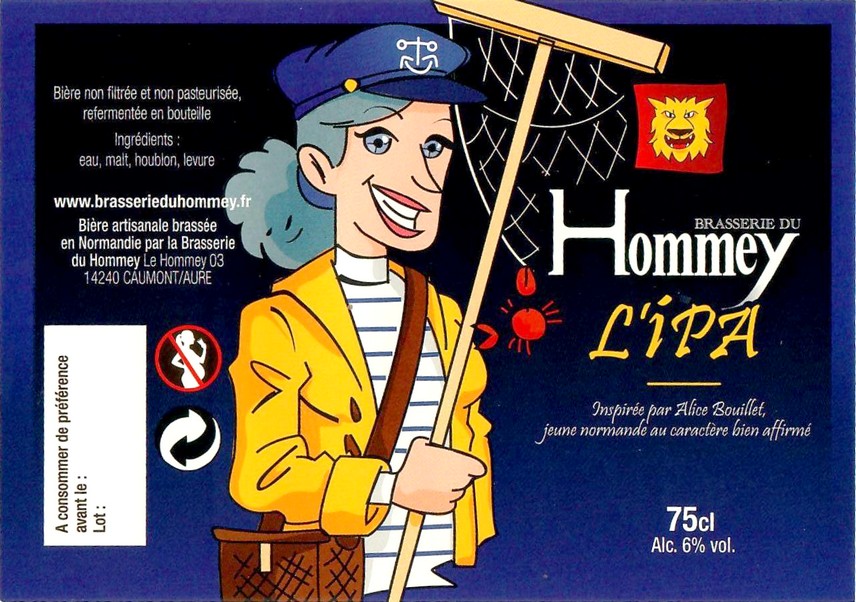 Etiquette BRASSERIE DU HOMMEY 25