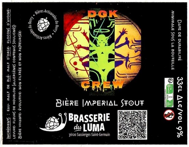 Etiquette BRASSERIE DU LUMA 07
