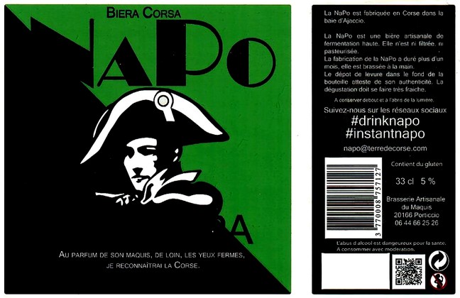 etiquette BRASSERIE DU MAQUIS 06