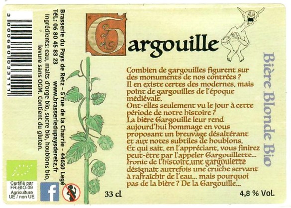 Etiquette BRASSERIE DU PAYS DE RETZ 17