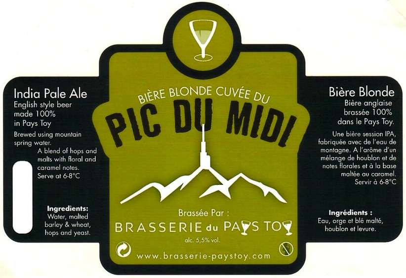 etiquette BRASSERIE DU PAYS TOY 02