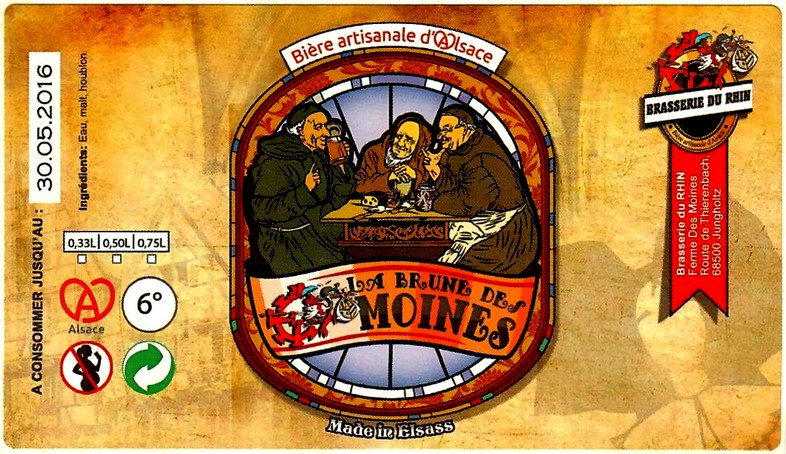 etiquette BRASSERIE DU RHIN 11