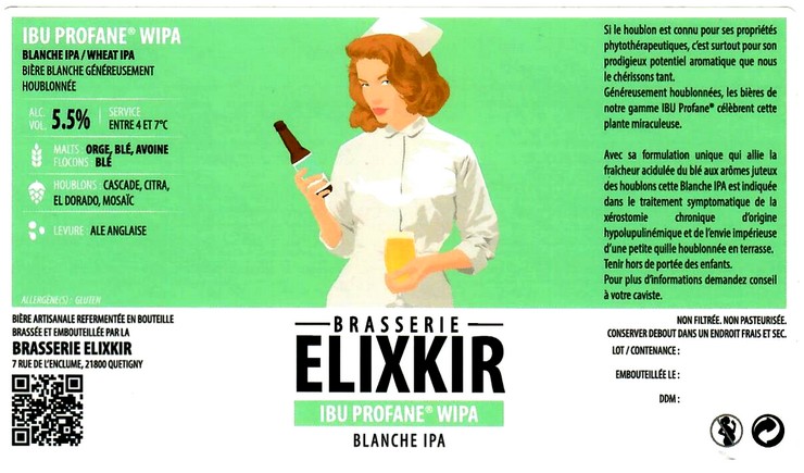 etiquette BRASSERIE ELIXKIR 18