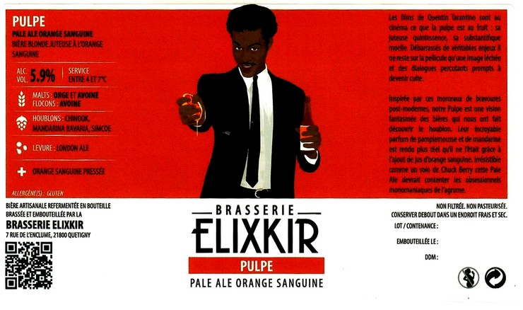 etiquette BRASSERIE ELIXKIR 24