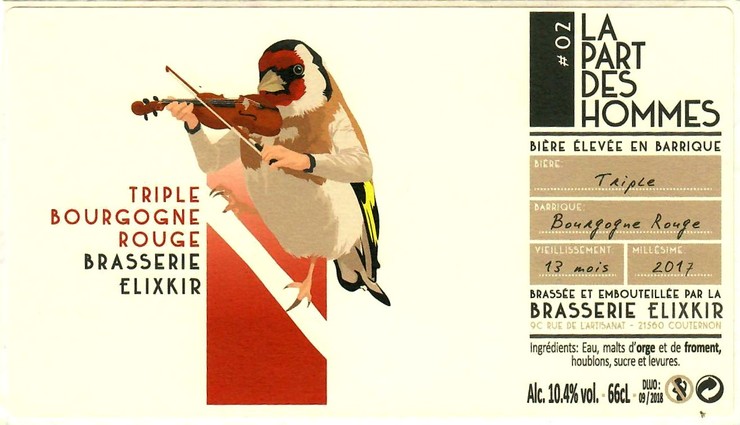 Etiquette BRASSERIE ELIXKIR 34