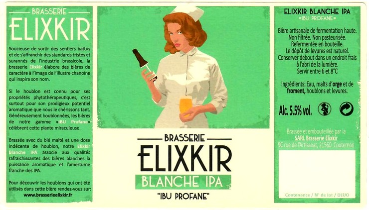 Etiquette BRASSERIE ELIXKIR 35