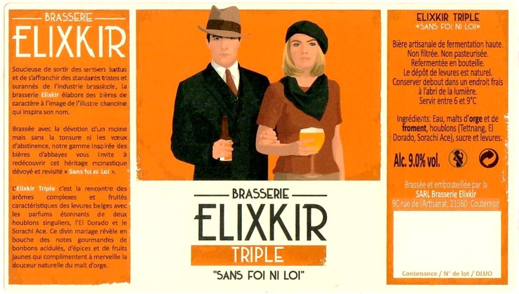 Etiquette BRASSERIE ELIXKIR 39