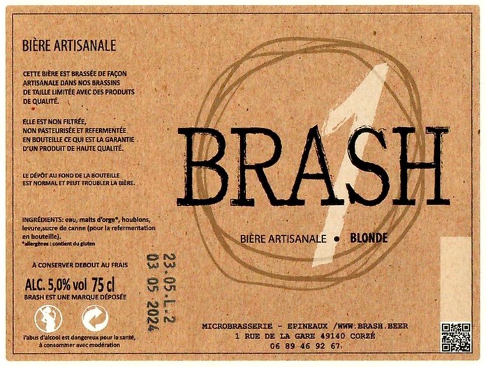 Etiquette BRASSERIE EPINEAUX 14