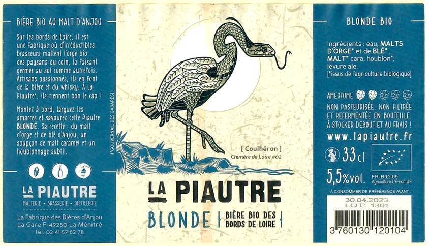 Etiquette BRASSERIE FABRIQUE BIERES ANJOU 76 Etiquette BRASSERIE FABRIQUE BIERES ANJOU 76