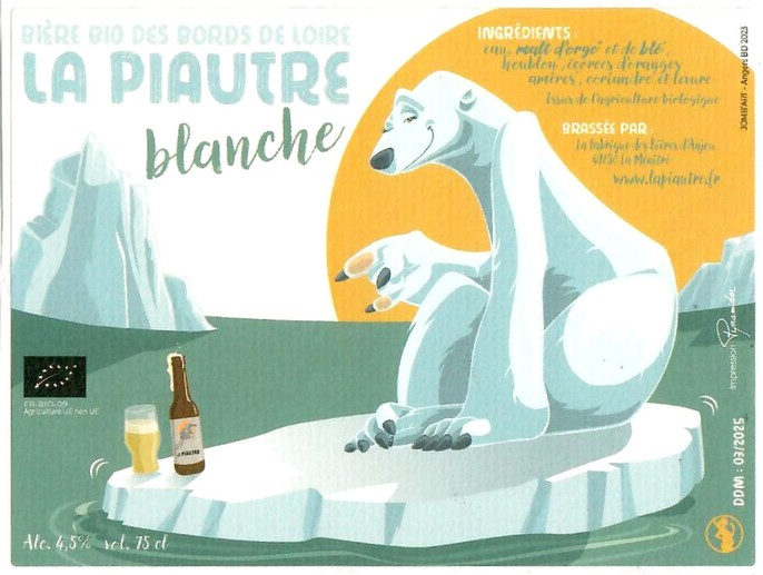 Etiquette BRASSERIE FABRIQUE BIERES ANJOU 79 Etiquette BRASSERIE FABRIQUE BIERES ANJOU 79