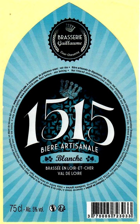 Etiquette BRASSERIE GUILLAUME 26