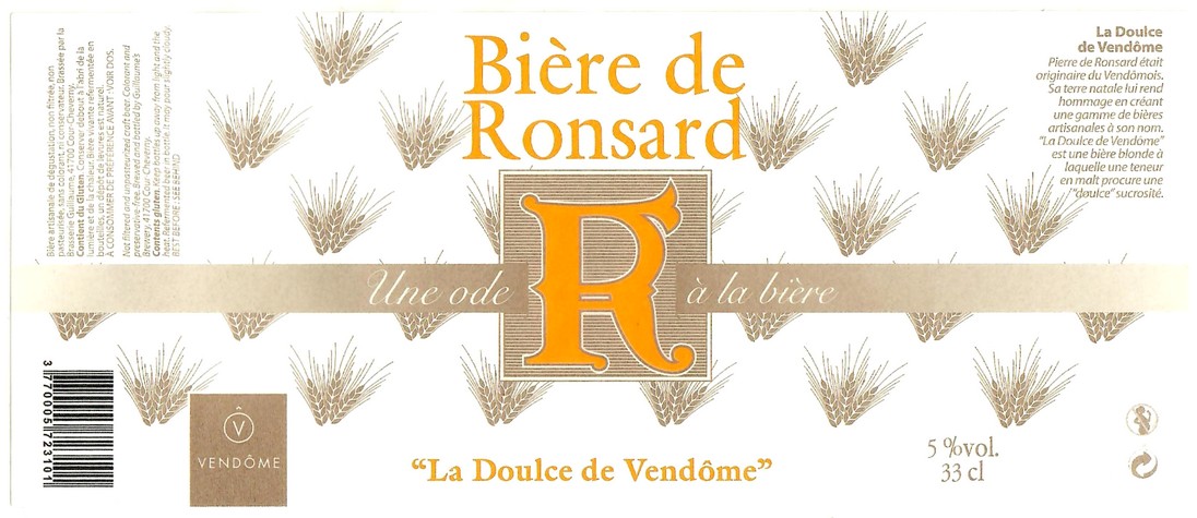 Etiquette BRASSERIE GUILLAUME 47