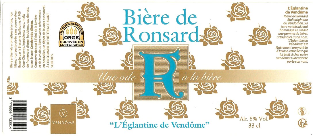 Etiquette BRASSERIE GUILLAUME 49