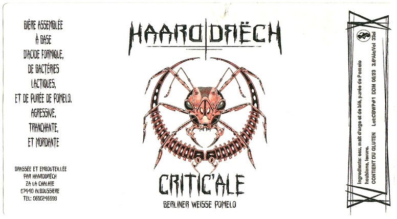 Etiquette BRASSERIE HAARDDRECH 08