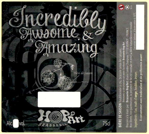 Etiquette BRASSERIE HOPART 06