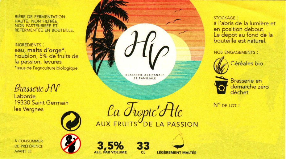 etiquette BRASSERIE HV 02