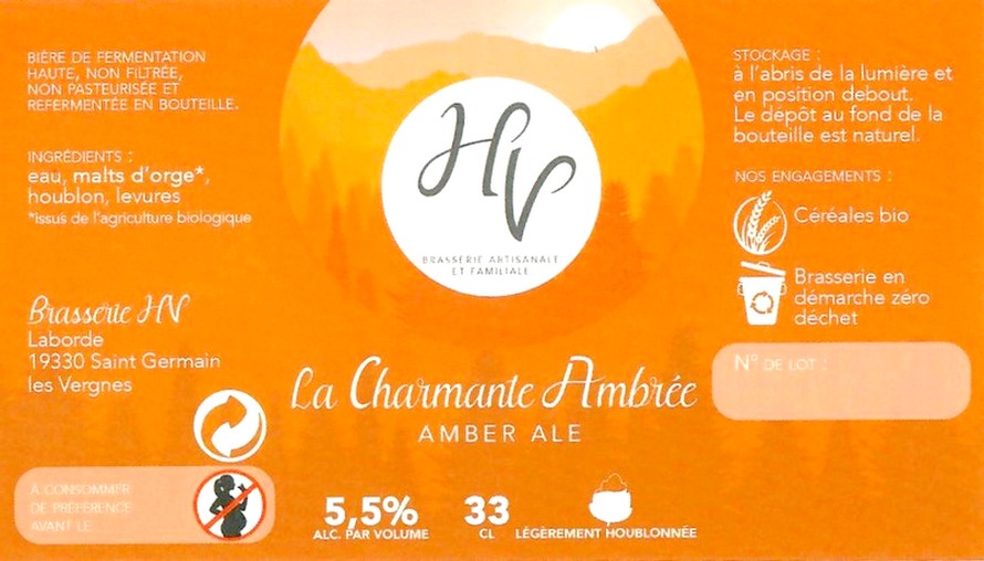 Etiquette BRASSERIE HV 05