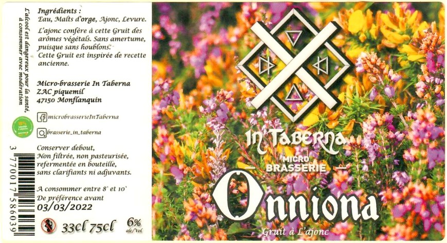 Etiquette BRASSERIE IN TABERNA 04