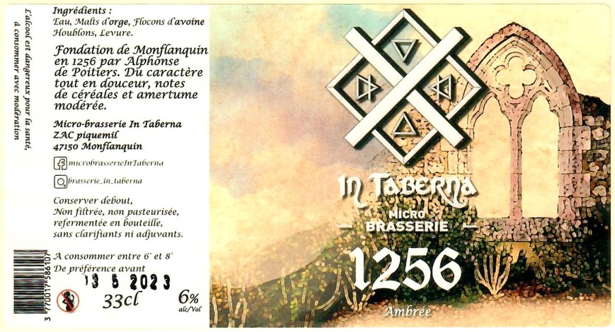 Etiquette BRASSERIE IN TABERNA 05