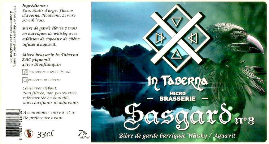 Etiquette BRASSERIE IN TABERNA 09