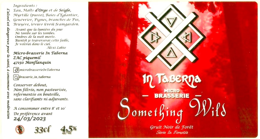 Etiquette BRASSERIE IN TABERNA 10