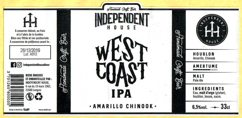 etiquette BRASSERIE INDEPENDENT HOUSE 03