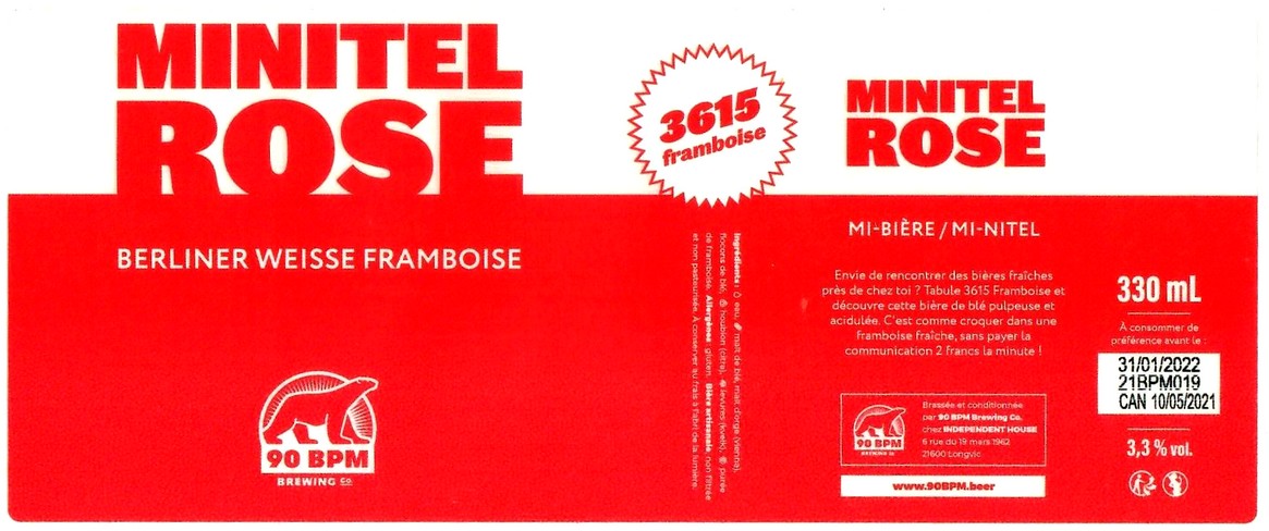 etiquette BRASSERIE INDEPENDENT HOUSE 12