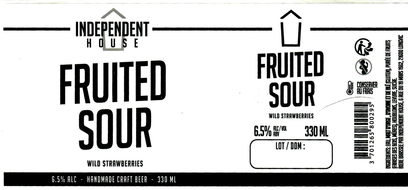 etiquette BRASSERIE INDEPENDENT HOUSE 18