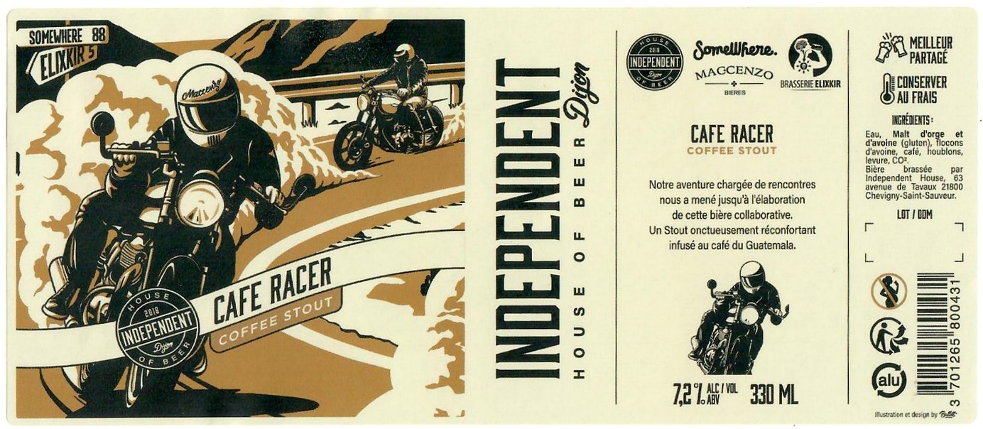 Etiquette BRASSERIE INDEPENDENT HOUSE 30