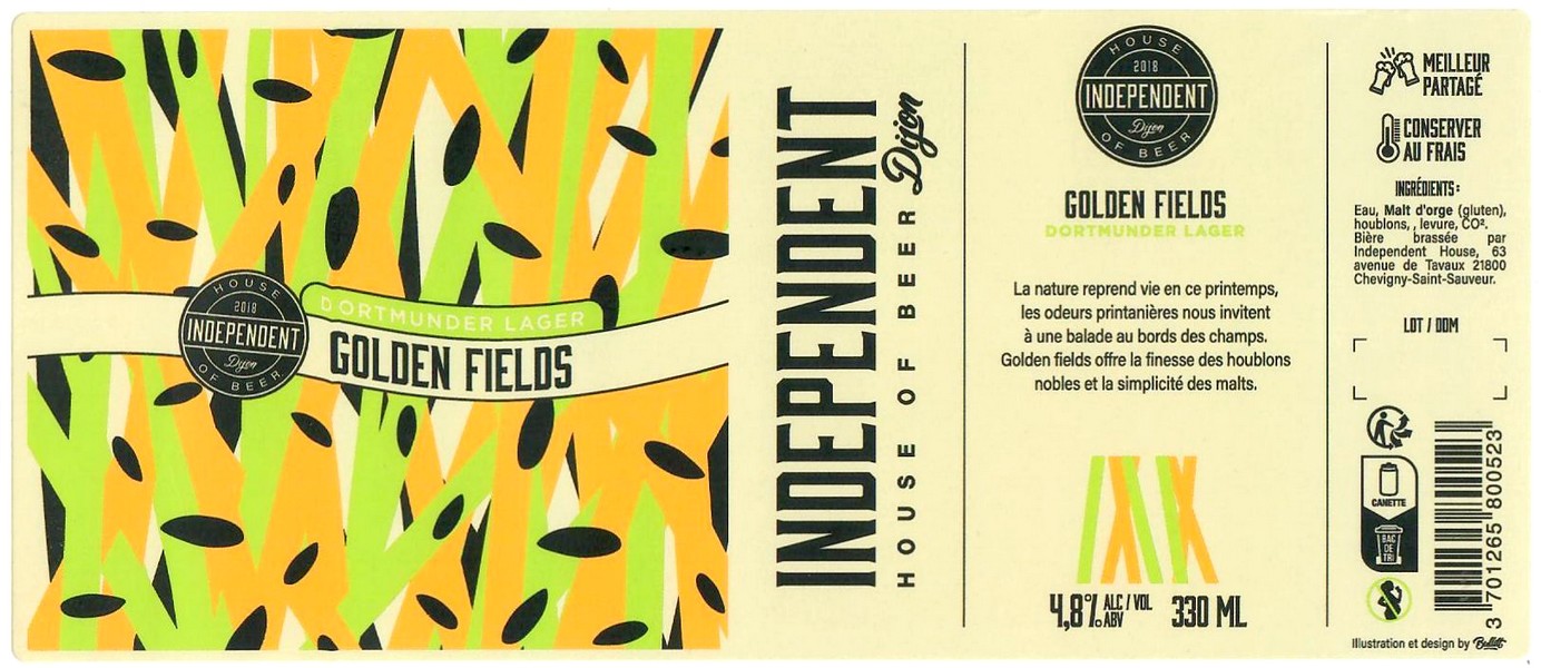 Etiquette BRASSERIE INDEPENDENT HOUSE 32