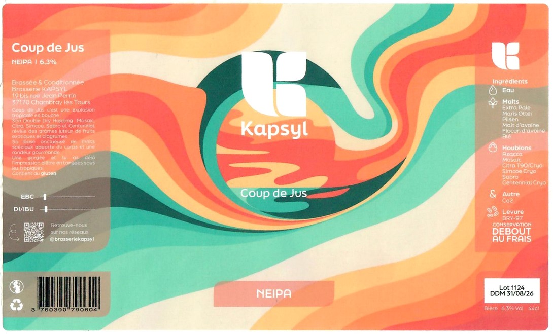 Etiquette BRASSERIE KAPSYL 31