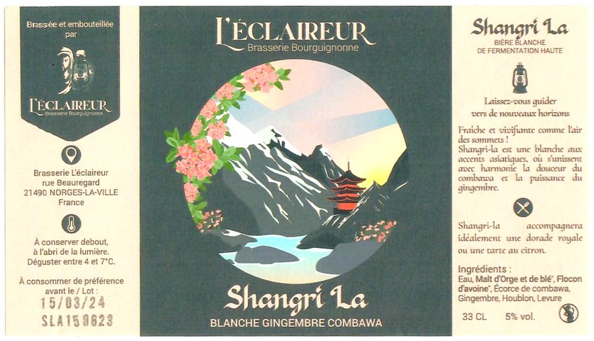 Etiquette BRASSERIE L'ECLAIREUR 04