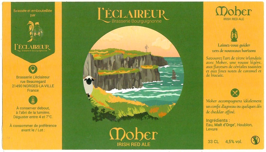 Etiquette BRASSERIE L'ECLAIREUR 06