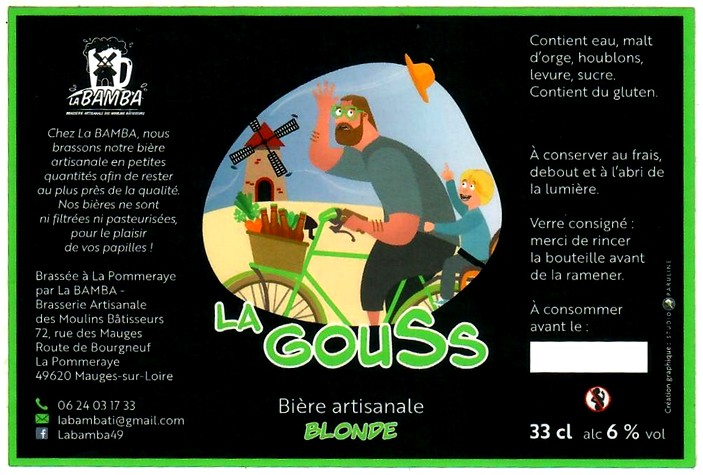 etiquette BRASSERIE LA BAMBA 01