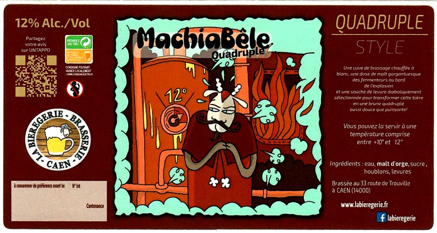 Etiquette BRASSERIE LA BIERGERIE 19