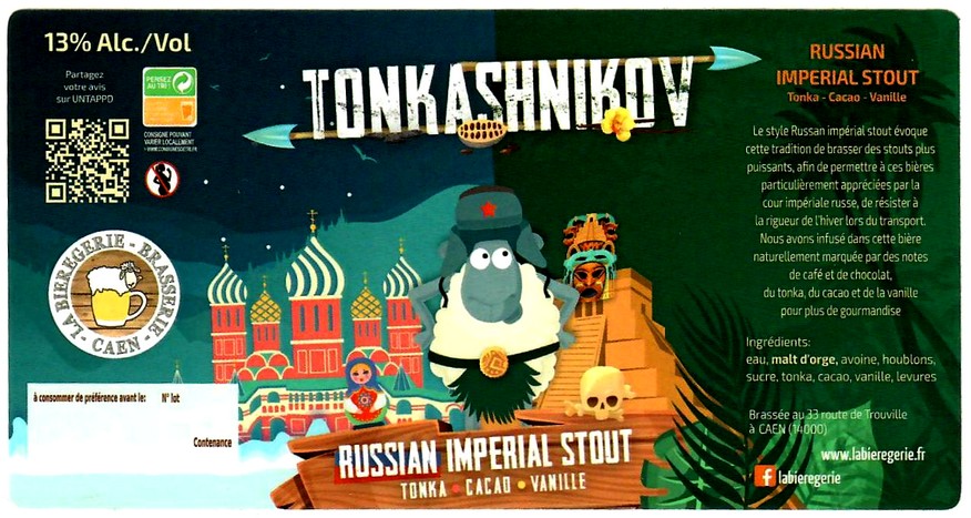 Etiquette BRASSERIE LA BIERGERIE 20