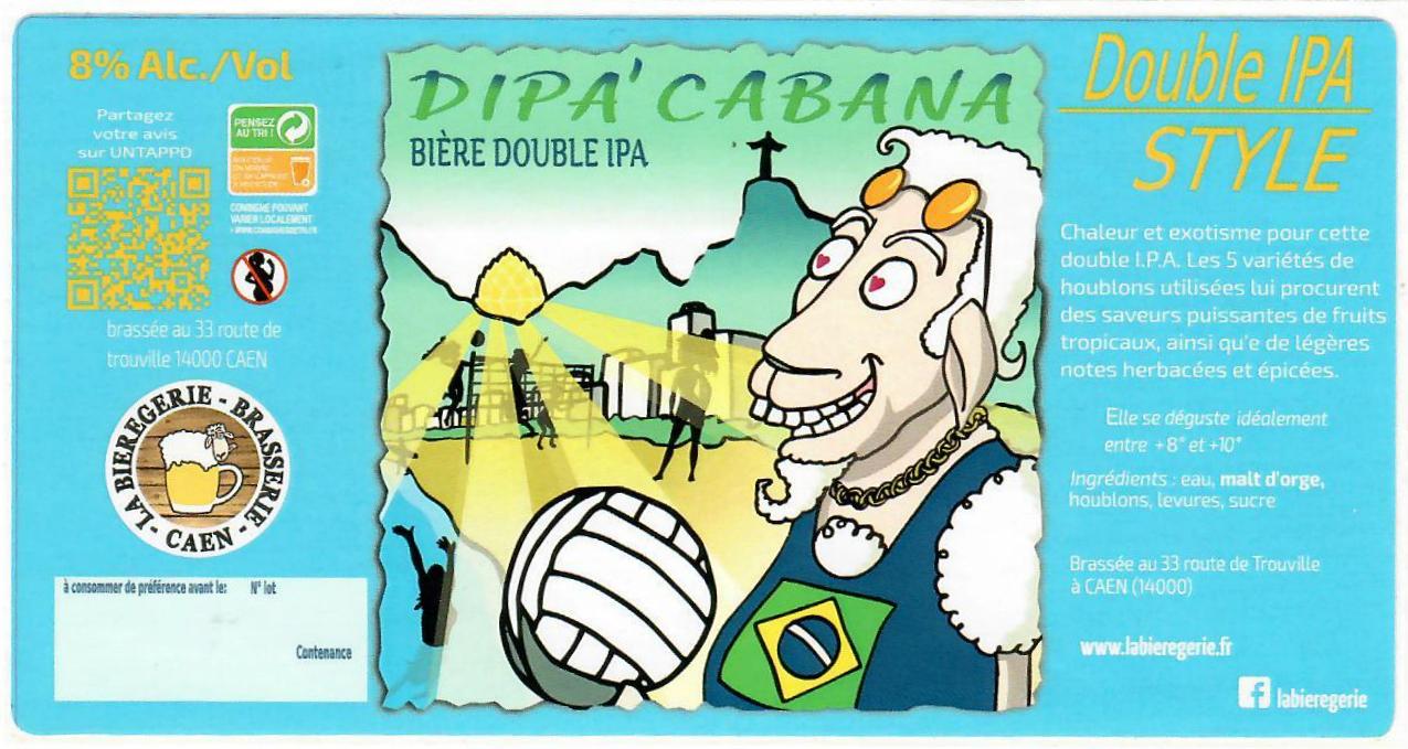 Etiquette BRASSERIE LA BIERGERIE 21