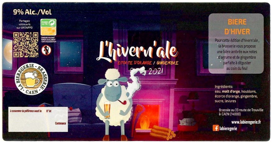 Etiquette BRASSERIE LA BIERGERIE 27