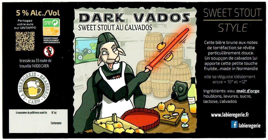 Etiquette BRASSERIE LA BIERGERIE 28