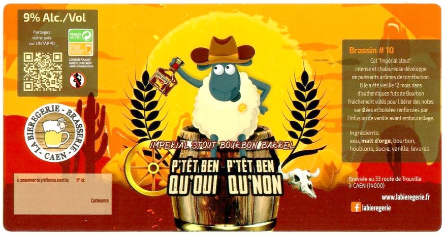 Etiquette BRASSERIE LA BIERGERIE 29