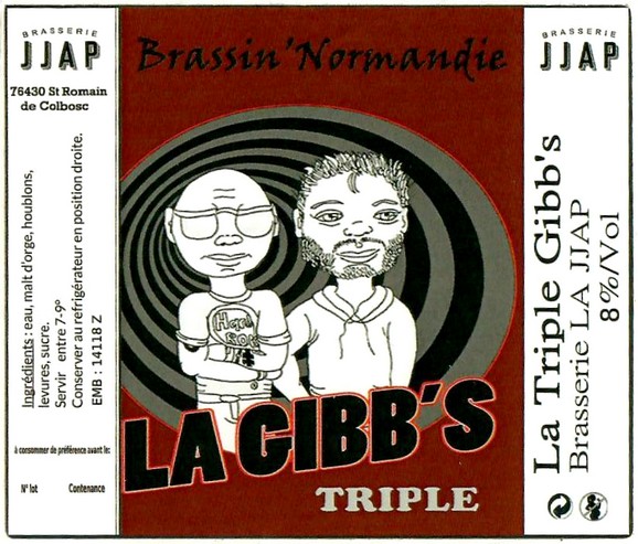 Etiquette BRASSERIE LA BIERGERIE 30