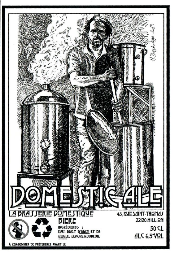 etiquette BRASSERIE LA BRASSERIE DOMESTIQUE 02