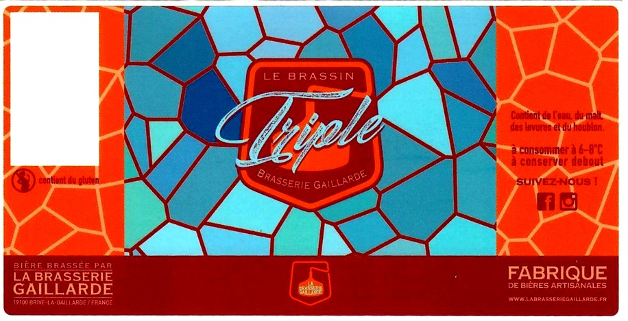 etiquette BRASSERIE LA BRASSERIE GAILLARDE 41