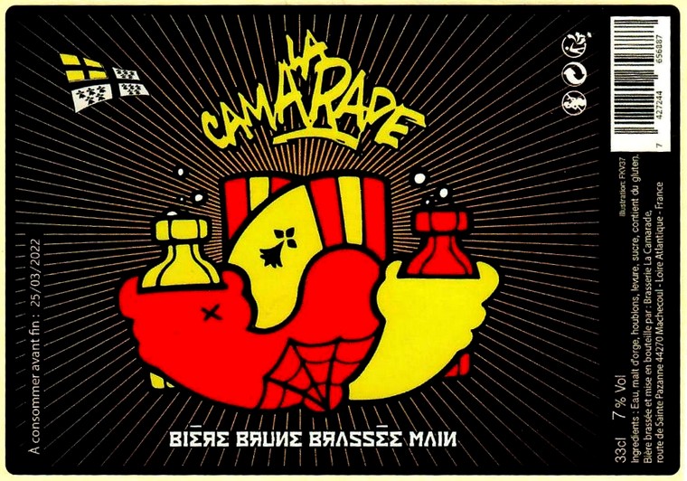 etiquette BRASSERIE LA CAMARADE 03