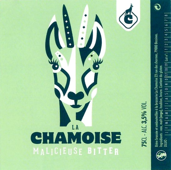 Etiquette BRASSERIE LA CHAMOISE 02