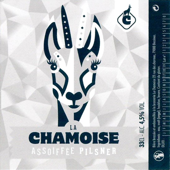Etiquette BRASSERIE LA CHAMOISE 04